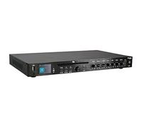 Adastra | RMC-2150 Mélangeur-amplificateur stéréo avec lecteur CD, audio USB, radio DAB+/FM, streaming Bluetooth, amplificateur classe D 2 x 150 W, montage en rack (1U) avec entrées micro/ligne