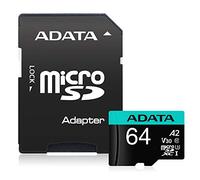 ADATA 64GB Micro SDXC UHS-I U3 V30S A2 + Adapter