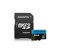 ADATA 64GB, microSDHC, Class 10 64Go MicroSDHC UHS-I Classe 10 mémoire Flash - Mémoires Flash (microSDHC, Class 10, 64 Go, MicroSDHC, Classe 10,