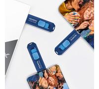 ADATA ACHO-UC300-128G-RNB/BL lecteur USB flash 128 Go USB Type-C 3.2 Gen 1 (3.1 Gen 1) Bleu