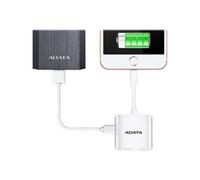 ADATA Lecteur de carte AI910 Lightning Card Reader Plus - Lightning/USB 2.0 - SD/microSD (SDHC/SDXC)