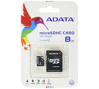 Adata AUSDH8GCL4-RA1 Carte mémoire Micro SD / Micro SDHC avec adaptateur carte SD Class 4 8 Go