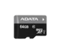 ADATA Premier | Carte mémoire flash | 64 Go | Carte mémoire microSDXC UHS-I | Classe de vitesse UHS Class 1 / Class10