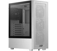 XPG Valor Mesh (boîtier Compact ATX Mid-Tow, Design de Panneau Avant en Mesh, Panneau latéral en Verre trempé de 3 mm, 4 Ventilateurs préinstallés de 120 mm)