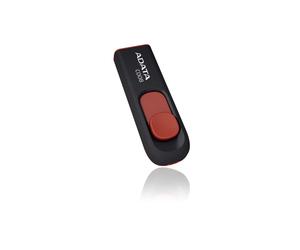 ADATA C008 lecteur USB flash 16 Go USB Type-A 2.0 Noir, Rouge