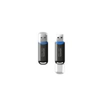 ADATA C906 - Clé USB 32Go USB Type-A 2.0 Noir - Compatible Windows, macOS, Linux - 58x17.6x10.4mm - 9g - Référence AC906-32G-RBK