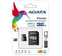 ADATA Carte Mémoire MicroSDHC Premier 32 Go (AUSDH32GUICL10-RA1)