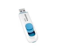 ADATA Clé USB 32Gb C008 Slider USB 2.0 Blanc / Bleu