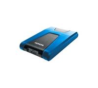 ADATA DashDrive Durable HD650 - Disque dur - 2 To - externe (portable) - 2.5" - USB 3.1 - AES 256 bits - bleu