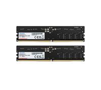 ADATA DDR5 5600 U-DIMM 32Go (2x16Go) ECC, CAS 46, 1.1V, 288-Pin DIMM, Module PC, On-Die ECC, Configuration 2048M x 8, AD5U560016G-DT