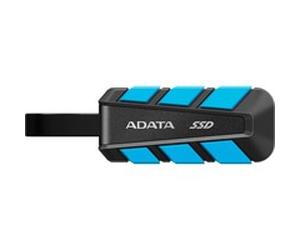 ADATA Externe SC740 2TB Plug&Go blue 1050/1000 MIL.STD 2 To USB Type-C 3.2 Gen 2 (3.1 Gen 2) Noir, Bleu SSD