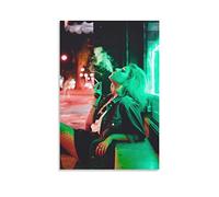 ADATA Girl Smoking at Night Bar Entrance Poster Bar Club Decoration Wall Decoration Posters & Prints Wallpaper Living Room Bedroom Decoration Wall Art 08x12inch(20x30cm) Unframe-Style-1