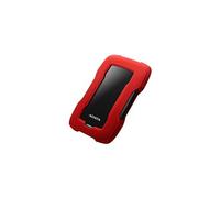 ADATA HD330 - Disque dur - 1 To - externe (portable) - USB 3.1 - AES 256 bits - rouge