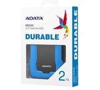 ADATA HD330 - Disque dur - 2 To - externe (portable) - USB 3.1 - AES 256 bits - bleu Bleu G