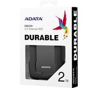 ADATA HD330 - Disque dur - 2 To - externe (portable) - USB 3.1 - AES 256 bits - noir Noir G