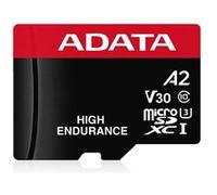 ADATA High Endurance - Carte mémoire flash (adaptateur microSDXC vers SD inclus(e)) - 128 Go - A2 / Video Class V30 / UHS-I U3 / Class10 - microSDXC UHS-I G