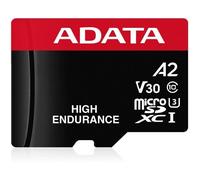 ADATA High Endurance - Carte mémoire flash (adaptateur microSDXC vers SD inclus(e)) - 64 Go - A2 / Video Class V30 / UHS-I U3 / Class10 - microSDXC UHS-I