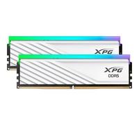 Kit Barrettes mémoire 32Go (2x16Go) DIMM DDR5 Adata XPG Lancer Blade RGB 6400MHz (Blanc)