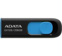 ADATA Pamięć USB UV128 256 GB Gen1 Czarno-Niebieska
