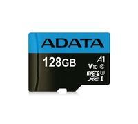 ADATA Mémoire Flash MicroSDXC Premier 128 Go - Classe 10 UHS-I 85 Mo/s - Noir/Bleu