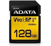 ADATA Premier ONE V90 - 128 Go - SDXC - classe 10 - UHS-II - 290 Mo/s - 260 Mo/s