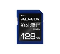 ADATA Premier Pro - Carte mémoire flash - 128 Go - Video Class V30 / UHS-I U3 / Class10 - SDXC UHS-I