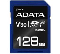 ADATA Premier Pro - Carte mémoire flash - 128 Go - Video Class V30 / UHS-I U3 / Class10 - SDXC UHS-I G
