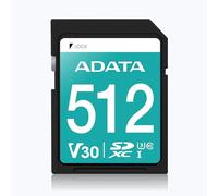 ADATA Carte mémoire Premier Pro 512 Go SDXC Classe 10 UHS-I 100 Mo/s Bleu