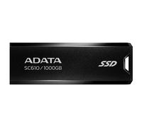 ADATA Disque SSD SC610 1 To USB 3.2 Gen2 550/500 Mo/s Noir