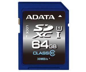 ADATA SDXC 64GB 64 Go UHS Classe 10