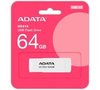 ADATA UC310 lecteur USB flash 64 Go USB Type-A 3.2 Gen 1 (3.1 Gen 1) Blanc, Clé USB