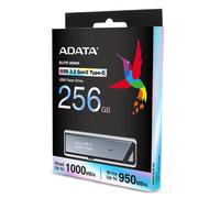 ADATA UE800 lecteur USB flash 256 Go USB Type-C 3.2 Gen 2 (3.1 Gen 2) Argent