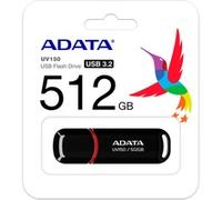 ADATA UV150 lecteur USB flash 512 Go USB Type-A 3.2 Gen 1 (3.1 Gen 1) Noir, Rouge