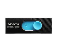 ADATA UV220 lecteur USB flash 64 Go USB Type-A 2.0 Noir, Bleu