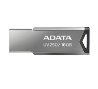 ADATA UV250 - Clé USB 16 Go USB Type-A 2.0 Argent sans Capuchon, 42.4x14.9x5.35mm, 5.6g, Compatible Plug and Play