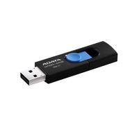 ADATA UV320 64 Go USB Type-A 3.2 Gen 1 Noir/Bleu - Lecteur Flash Coulissant, Compatible Windows/macOS/Linux, Dimensions 55x19.5x10.2mm, 7.9g