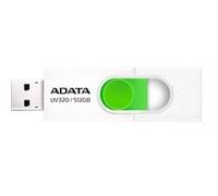 ADATA UV320 lecteur USB flash 512 Go USB Type-A 3.2 Gen 1 (3.1 Gen 1) Vert, Blanc, Clé USB
