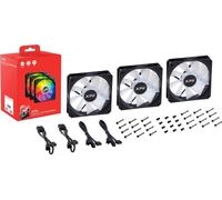 ADATA XPG 75261486 Lüfter XPG VENTO R 120 (120mm ARGB PWM Fan 3er) schwarz retail