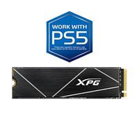 ADATA XPG GAMMIX S70 Blade 512 GB PCIe Gen4x4 M.2 2280 SSD Noir-Distributeur de Chaleur- Traitement Graphique 3D et Jeux Haut de Gamme