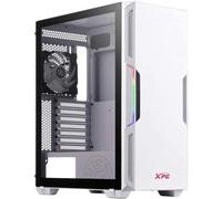 ADATA XPG STARKER Mid-Tower PC Chassis, ATX/Micro ATX, Mini-ITX, Compact Size, Tempered Glass Side Panel, I/O USB 3.0 Port, White