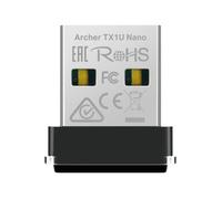 TP-Link Adaptateur réseau Archer TX1U Nano V1 - USB 2.0 - Wi-Fi 6 AX300 Noir