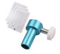 Adattatore penna fustellatrice con tappetino da taglio 3 pezzi 6,5 x 4,5 pollici per macchina da taglio JOY Portapenne in lega di alluminio per pennarello diametro 8 mm