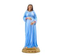 adawd Statuette de grossesse Vierge Marie, nouveauté catholique religieuse décoration intérieure religieuse résine artisanat décoration pour jardin, maison, bureau