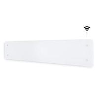 Adax CLea L - Radiateur Electrique Mural Intelligent Wi-Fi avec Commande par Smartphone - 1000W | Chauffage Electrique | Chauffage d'appoint Salle de Bain | Hauteur Convecteur 222mm | IP24C KDT Blanc