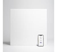 Adax Neo Compact - Radiateur Electrique Mural Intelligent Wi-Fi avec Commande par Smartphone - 400W | Chauffage Electrique | Chauffage d'appoint Salle de Bain | Hauteur Convecteur 420mm | IP24C, Blanc
