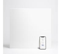 Adax Neo Compact - Radiateur Electrique Mural Intelligent Wi-Fi avec Commande par Smartphone - 500W | Chauffage Electrique | Chauffage d'appoint Salle de Bain | Hauteur Convecteur 420mm | IP24C, Blanc