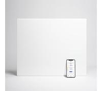 Adax Neo Compact Radiateur Électrique Wi-Fi 750 W, Convecteur Mural, Blanc | Chauffage électrique connecté, commande par smartphone, économique, hauteur 420 mm, salle de bain, IP24C