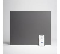 Adax Neo Compact Radiateur Électrique Wi-Fi 750 W, Convecteur Mural, Gris | Chauffage électrique connecté, commande par smartphone, économique, hauteur 420 mm, salle de bain, IP24C
