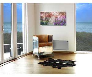 Adax Neo NP Radiateur Électrique Mural 2000 W, Convecteur, Argent | Chauffage électrique économique, hauteur 370 mm, thermostat programmable, hors gel, IP20
