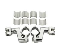 ADBEN Repose-Pieds Avant pour Moto Et Autoroute, pour Hond&a Goldwing GL1800 GL1500 GL1100 GL1200, 22mm, 25mm, 32mm, 35mm Accessoires décoratifs (Color : Foot pegs Frame)